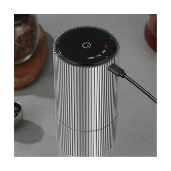 חשמלי, קפה, מטחנת קפה אוטומטית שעועית ספייס אספרסו מכונת קפה להכנת מטען USB מטחנת כסף