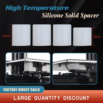 סיליקון מוצק Spacer חם במיטה פילוס טור בטמפרטורה גבוהה עבור מדפסת 3D חלקים כחול CR-10 CR10S אנדר-3 Prusa I3