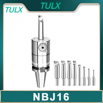 TULX NBJ16 בסדר משעמם BT30 BT40 NT30 NT40 MT4 5MT MT6 SK30 SK40 CAT40 R8 C20 CAT40 BT50 NT50 כלי מחזיק + 8pcs משעמם כלי רוד