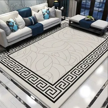 מודרני ביתיים פשוטים שטיח שטיחים על המיטה בחדר שטיח הסלון גדול קישוט חדר השינה בבית קפה השולחנות המזרן רחיץ