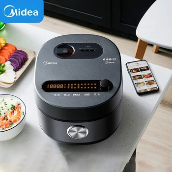 Midea IH חכם סיר אורז 4L נייד רב תכליתיים, כיריים חשמליות טלפון נייד WiFi שליטה 220V מכשירי מטבח בבית