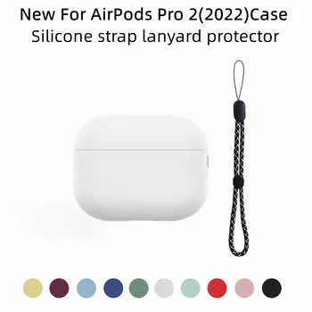 על AirPods Pro 2 תיק עם מים אנטי-אבוד כיסוי מגן[חזית LED גלוי]סיליקון רך העור במקרה AirPods Pro 2(2022)