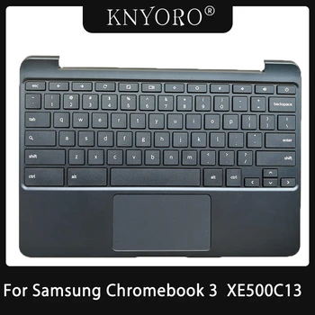 חדש לנו מקלדת Samsung Chromebook XE500C13 BA98-00603A Palmrest לכסות עם משטח מגע מחשב נייד החלפת מקלדת שחורה