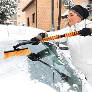 להארכה שלג מגרד עבור רכב 3 ב-1 קרח מגרדים על שמשת הרכב, משאית, רכב שטח חלון השמשה שלג מסירי