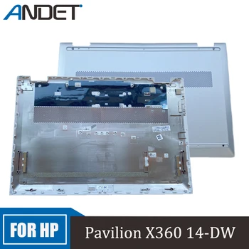 מקורי חדש עבור HP Pavilion X360 14-DW 14M-DW נייד התחתונה מקרה בסיס הכיסוי התחתון המעטפת התחתונה מכסה דיור כסף L96486-001