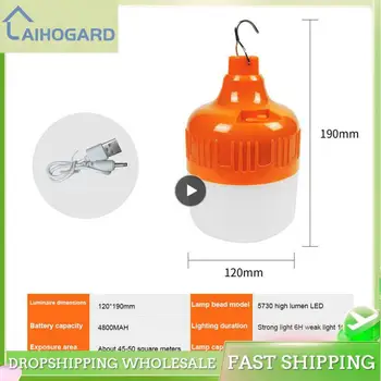 נייד אורות חירום הוק אור Led פנס קמפינג הנורה נטענת USB אוהל המנורה דיג פטיו-מרפסת תאורת גן