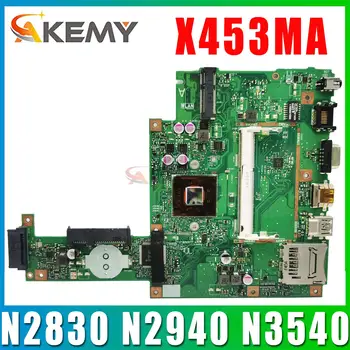 X453MA מחשב נייד לוח אם ASUS X453MA X453M מקורי מחברת mainboard N2830 N2840 N2930 N2940 N3530 N3540 CPU
