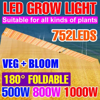 הוביל פיטו מנורת ספקטרום מלא 220V חממה מקורה צמח אור 110V עבור שתילי פרחים זרעים לגדול אוהל הידרופוניקה לגדול המנורה