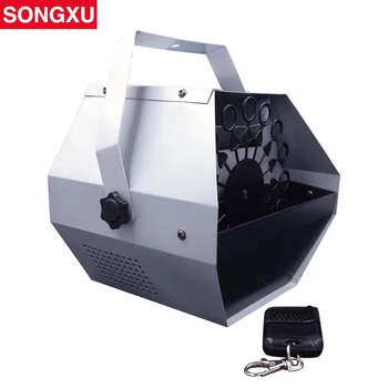 SONGXU 220V הזול ביותר משלוח חינם 60W מיני מכונת הבועות הבמה אפקט מכונת שליטה מרחוק/SX-BM60