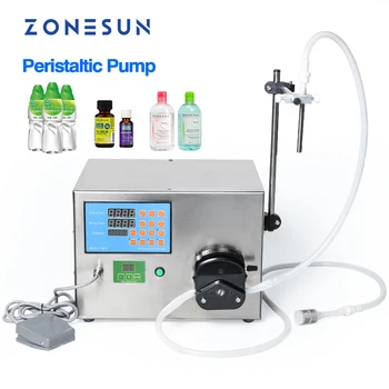 ZONESUN ZS-YT80 חצי-אוטומטי קטן שמן בושם בקבוקי משקה נוזלי מילוי מכונות זית מבשלת שמן מים