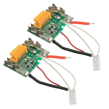 2Pcs PCB מעגל מודול לוח חלקים 18V סוללה שבב PCB לוח תחליף מקיטה BL1830 BL1840 BL1850 LXT400