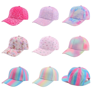 אירופאית אופנה מודפס הילדים כובע קשת Uni-תירס לילדים כובע בייסבול עבור בנים בנות פסטיבל Snapback כובע מצנפת Gorras