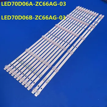 חדש 12PCS LED הרצועה LED70D06A-ZC66AG-03 LED70D06B-ZC66AG-03 30370006003 על L70M5-4A L70M5-4S LU70C51 LS70M31 70T9 LT70MCT300