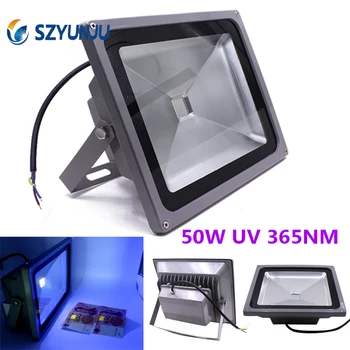 UV-LED Floodlight 50W 365nm 85-265V חשמל גבוהה אולטרה סגול לגילוי אור מבול