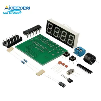 Aideepen 0.56 אינץ AT89C2051 דיגיטלי תצוגת LED 4 ביטים אלקטרוניים שעון אלקטרוני ייצור סוויטה DIY ערכת 4 ספרות