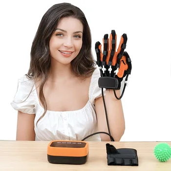 פיזיותרפיה ציוד המיפלגיה שבץ מוחי חשמלי האצבע מאמן רובוט כפפה על היד שיקום