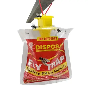 תלוי לעוף מלכודת חד פעמית חרקים לעוף למשוך תופס את התיק מלכודת יתושים התפסן זבובים מלכודת חרקים, רוצח חיצונית Dropshipping