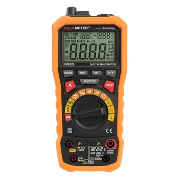 PM8229 4000 נחשב אוטומטי ידני טווח עם טמפרטורה לחות קול ברמה לאקס מבחן 5, 1 רב מודד דיגיטלי