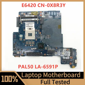 CN-0X8R3Y 0X8R3Y X8R3Y Mainboard עבור DELL E6420 מחשב נייד לוח אם PAL50 לה-6591P SLJ4M 100% מלא נבדק עובד טוב