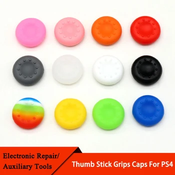 4/8 יח ' האגודל מקל אוחז כובעים עבור PS4 Pro Slim סיליקון אנלוגי Thumbstick אוחז כיסוי עבור ה-Xbox PS3 PS4 אביזרים