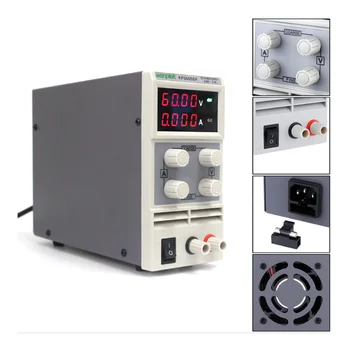 DC מיוצב אספקת חשמל KPS-605DF מעבדה אספקת חשמל מיתוג 0-60V 0-5A 110V 220V מתכוונן