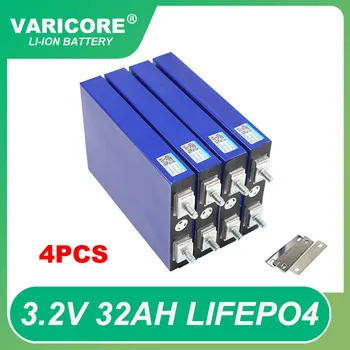1-4pcs 3.2 V 32Ah סוללת LiFePO4 pack פוספט 3C 5C הפרשות 32000mAh 12.8 v אופנוע רכב מנוע סוללות שינוי הרבעה