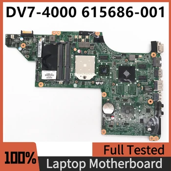 מחשב נייד לוח אם HP Pavilion DV7 DV7-4000 DV7T עם HD5470 512M 615686-001 615686-501 615686-601 DA0LX8MB6D0 100%נבדק אישור