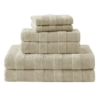אושר מהיר יבש 100% כותנה אמבטיה, 2, 2, יד 2, מטלית מגבת סט (שיבולת שועל) דחוס מגבת חול חינם מגבת בד מיקרופייבר טו
