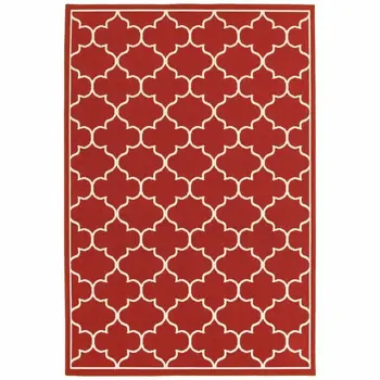 מקורה חיצונית. שטיח ייחודי & עמיד אדום, שנהב הפרגולה שטיחים עבור הסלון שטיחים עבור חדר שינה בעיצוב הבית