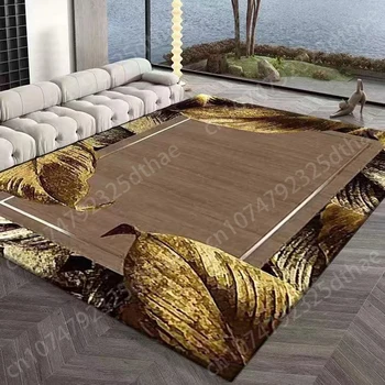 תקציר שולחן ספה שטיח בסלון שטיחים שטח שאינו להחליק מחצלות הביתה קישוט חדר השינה במסדרון רך גדול רחיץ מחצלת