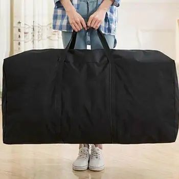 תיק תיק מתקפל נסיעות מזוודה גדולה עוברת שקיות דובון שקית בגדים דקים השבוע נייד קיבולת אחסון אוקספורד רוכסן יד