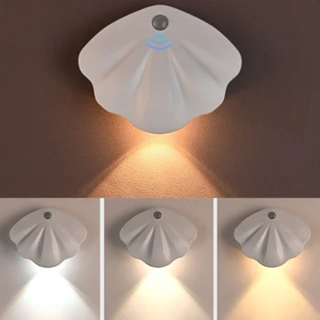 חיישן תנועה, אור, תאורה אלחוטית מסוג C USB LED עבור מטבח חדר שינה ציור קיר הסלון חיישן תאורה פנימית אור הקיר