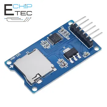 כרטיס מיקרו SD מיני כרטיס TF קורא מודול SPI ממשקים עם רמת ממיר את צ ' יפ Arduino